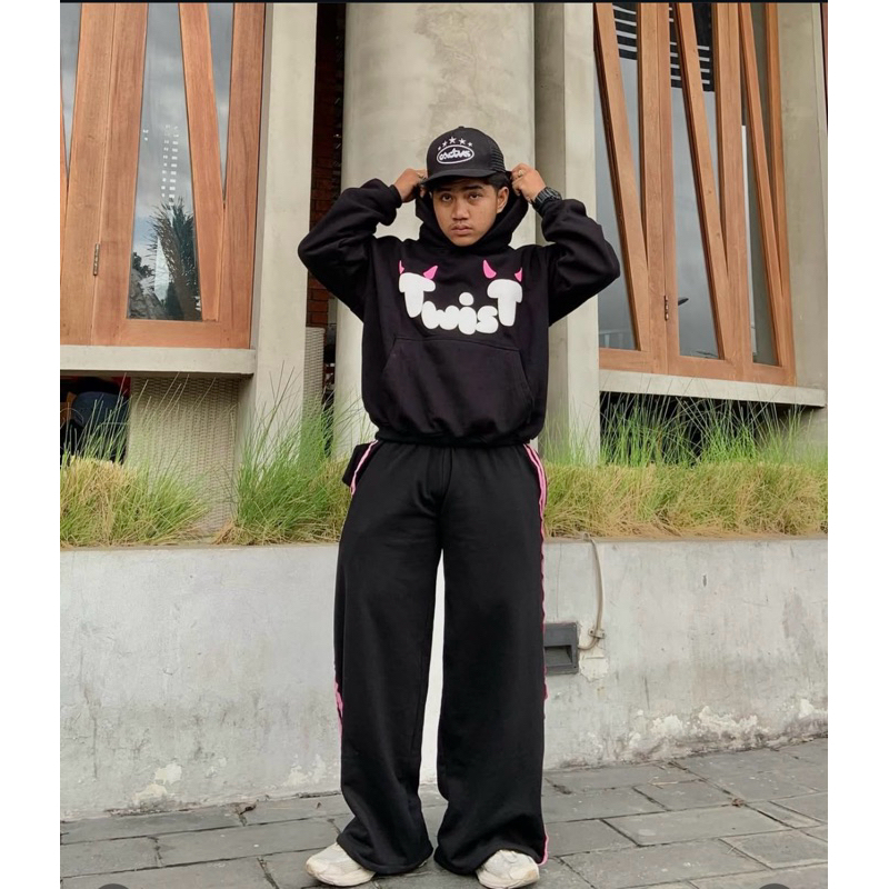 HODDIE BOXY OVERSIZE "ONLY HUMAN*