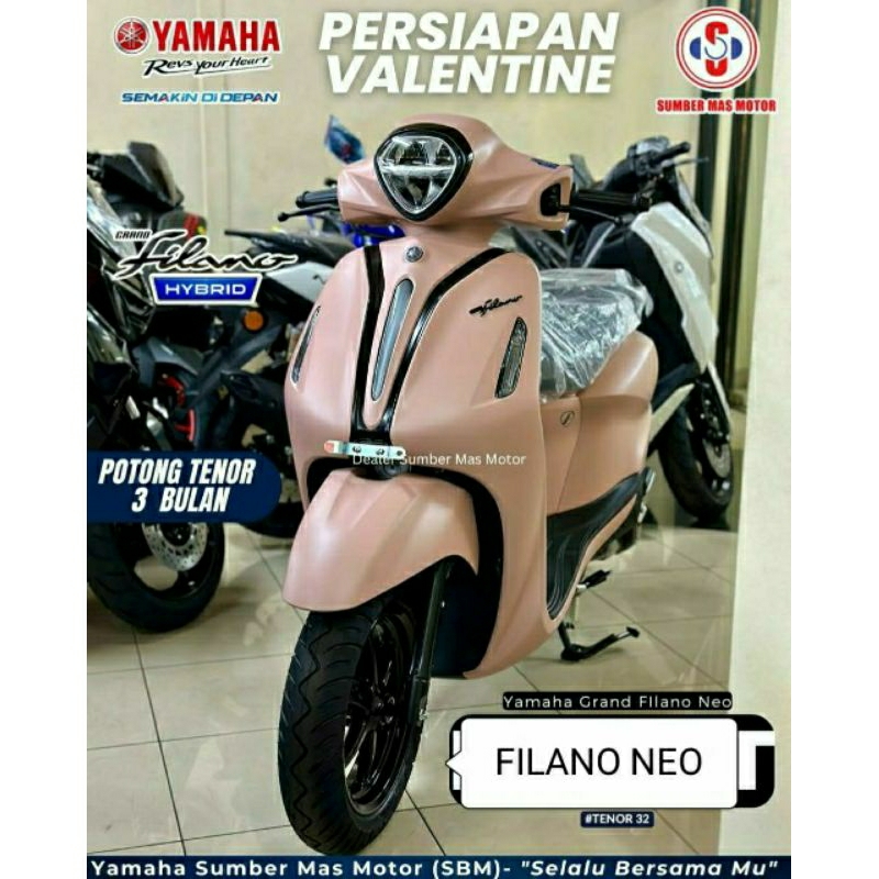 Kredit Yamaha Grand Filano Neo Hybrid Pink