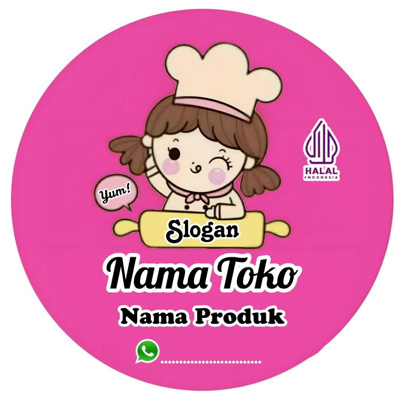 

STIKER PRODUK CEMILAN / KUE KERING / KUE LEBARAN / SNACK