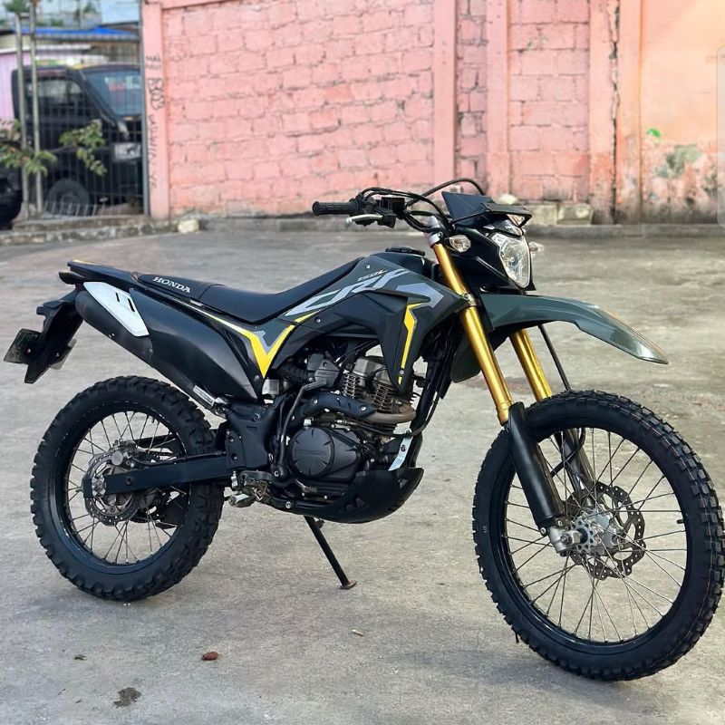 Striping Lis Decal Standard Original Honda CRF 150L 2020 2021 Hijau Botol CRF Hijau Tentara CRF Hija