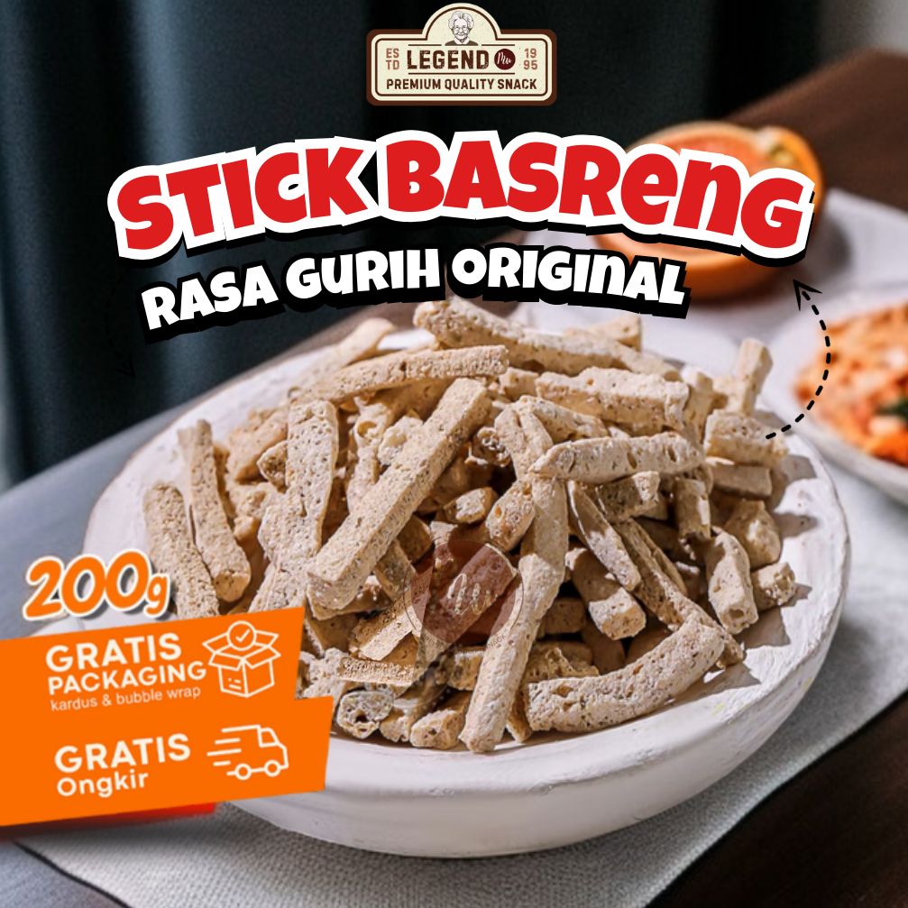 

Stick Basreng Rasa Gurih Original Legend Super - 200gr
