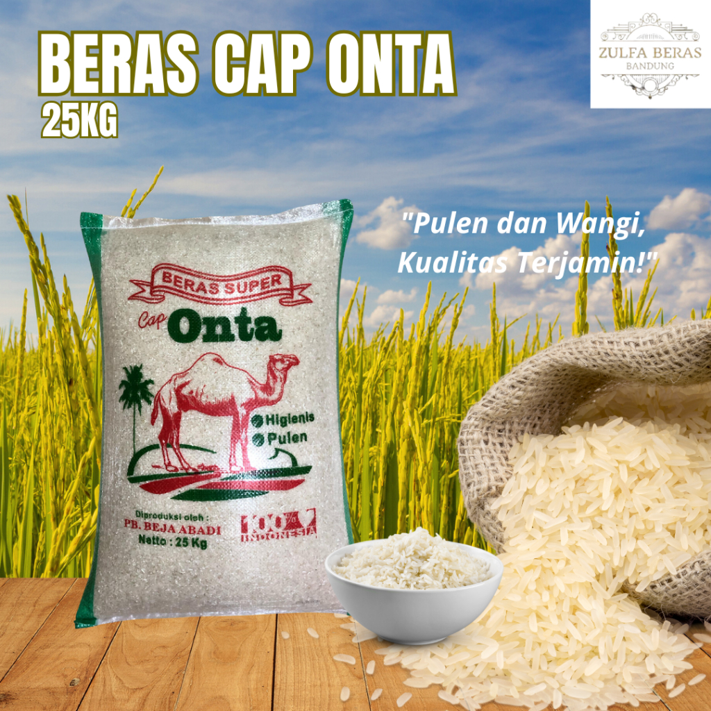 

Beras Cap Onta 25KG Beras Premium