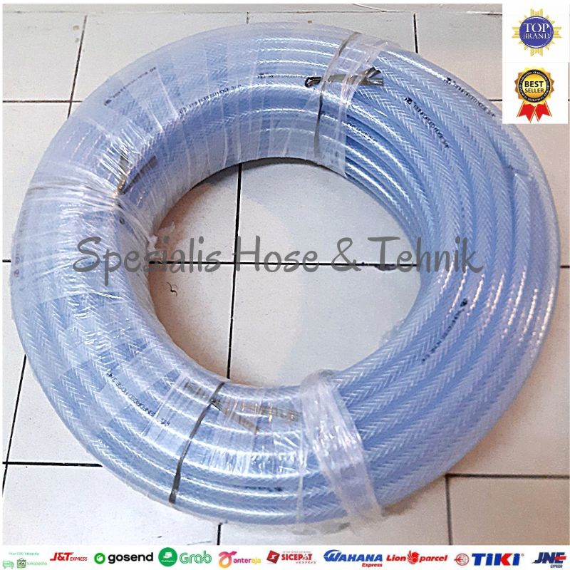 SELANG AIR SERAT BENANG 5/8 INCHI (ID.15MM) 1 ROLL 100 METER