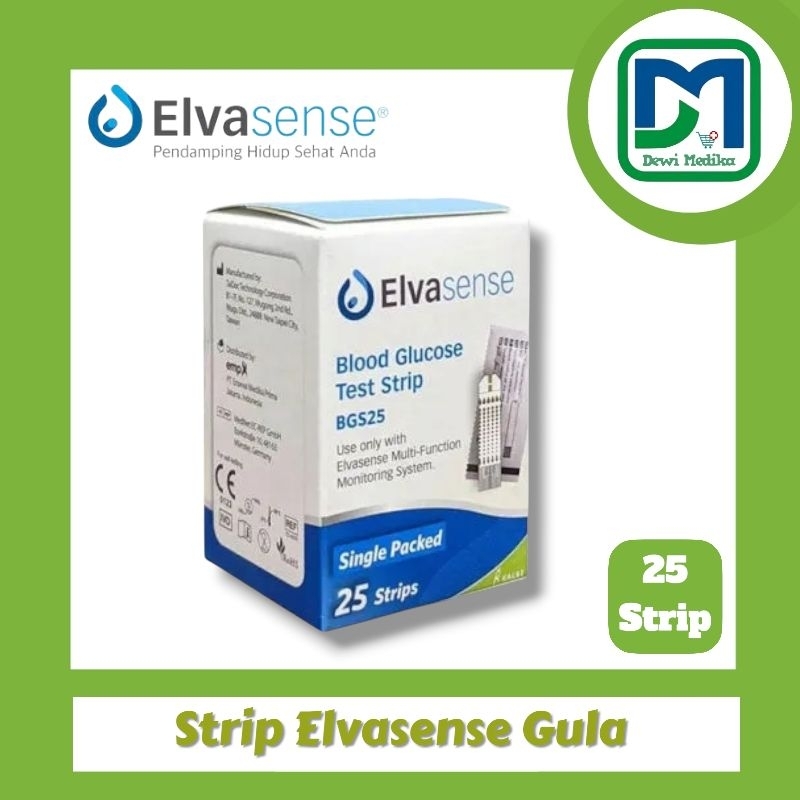 Strip Elvasense Gula  Strip Elvasense GCU Gula Darah  Strip Gula Elvasense