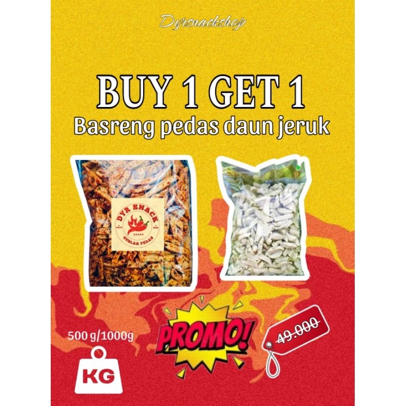 

Buy 1 get 1 basreng pedas dan original termurah beli 1 dapet 1,basreng kriuk 500g + 500g