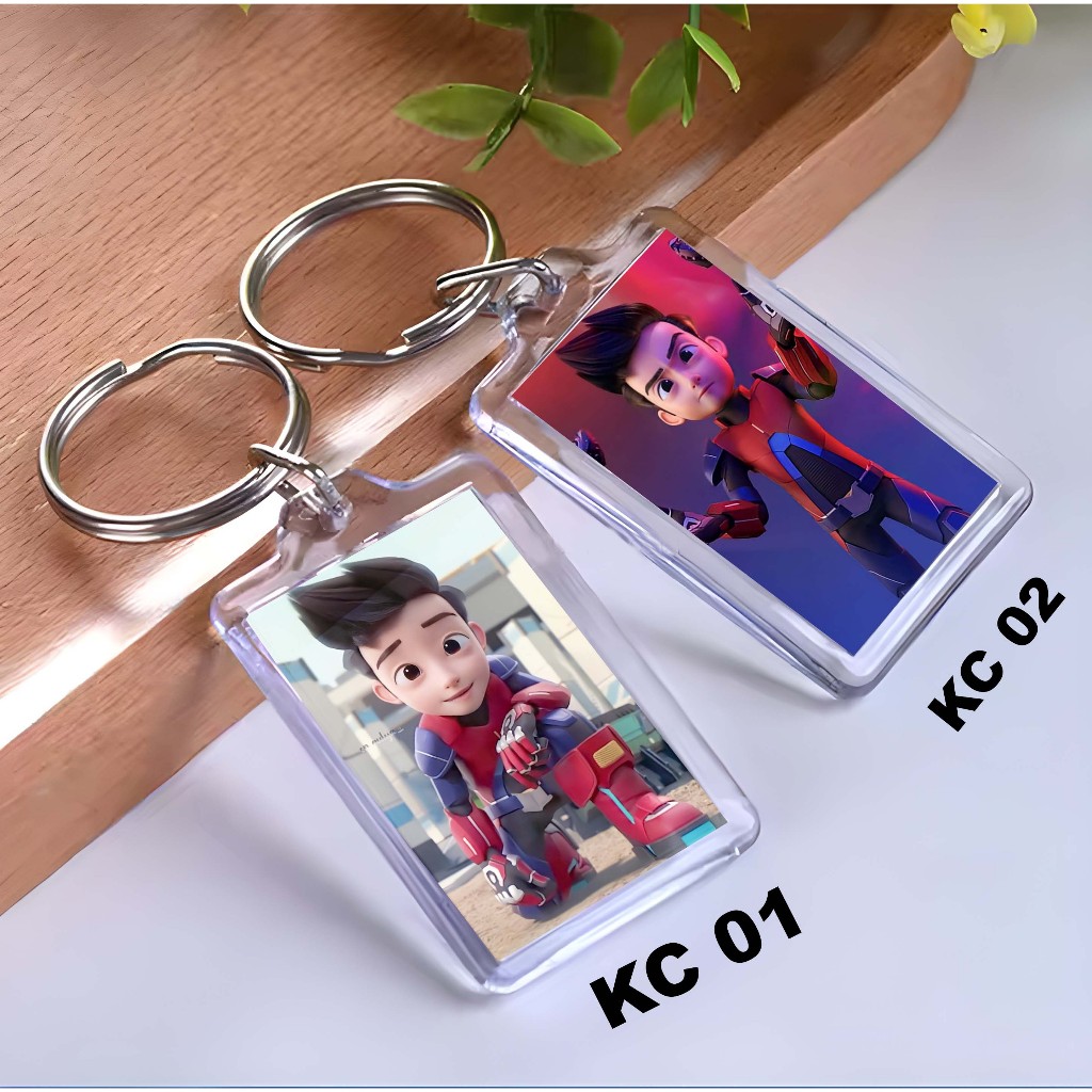 Keychain Ejen Ali - Ganci kartun - Gantungan Kunci - Ejen Ali