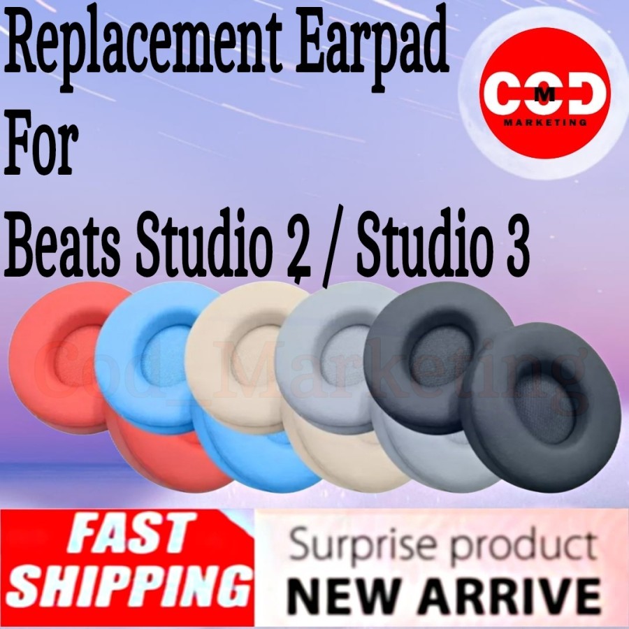 Bantalan Earcup Foam Earpad Cushion Beats - Studio 2 - Studio 3