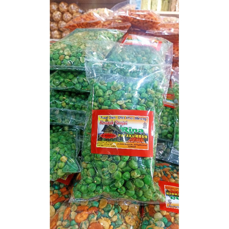 

Kacang Polong Hijau Rasa Asin Renyah Berat 250g