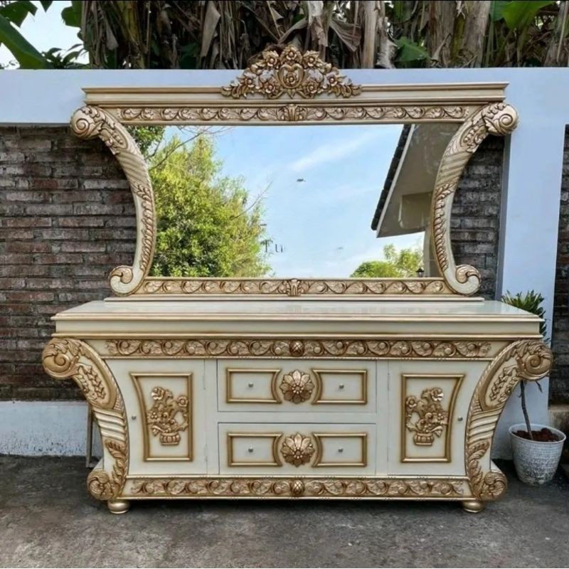 buffet ukir kayu jati buffet gelung ukiran jati jepara