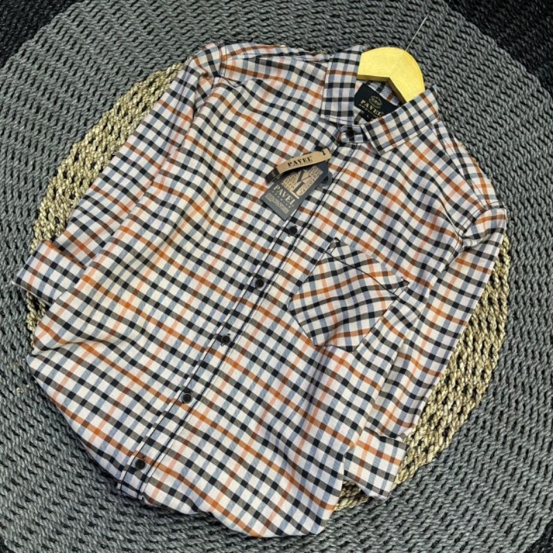 Kemeja hitam pavel / kemeja flanel / flanel / flanel shirt / kemeja 88 / kemeja kerja / kemeja Pria 