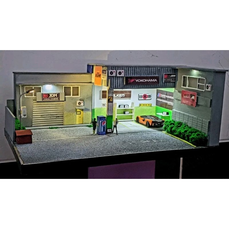 Diorama bengkel jepang