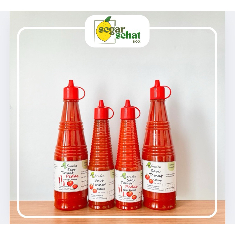 

SAUS TOMAT SEHAT ALAMI GLUTEN FREE - SRUNEN ASRI ORGANIK
