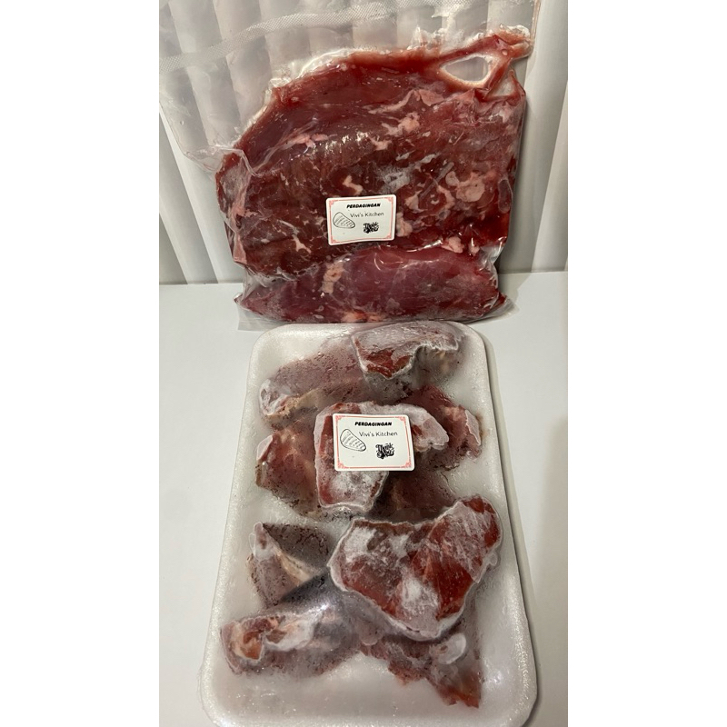 

Daging sapi lokal daging rendang 1kg