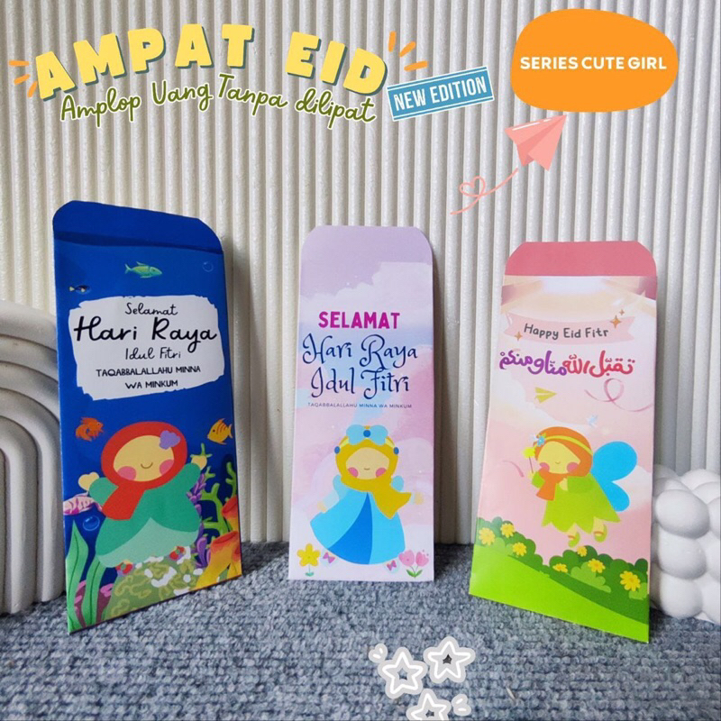 

Amplop lebaran 2025 (isi 10pcs) premium quality, baham tebal/amplop lebaran karakter