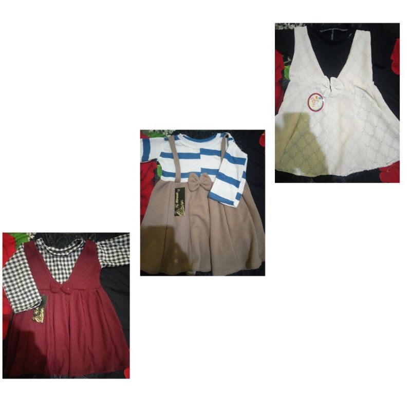 Dress Anak Perempuan Usia 1-2 th max BB 12kg