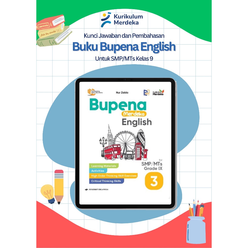 (FlLE) Kunci Jawaban Bupena English Kelas 9 SMP Disertai Pembahasan