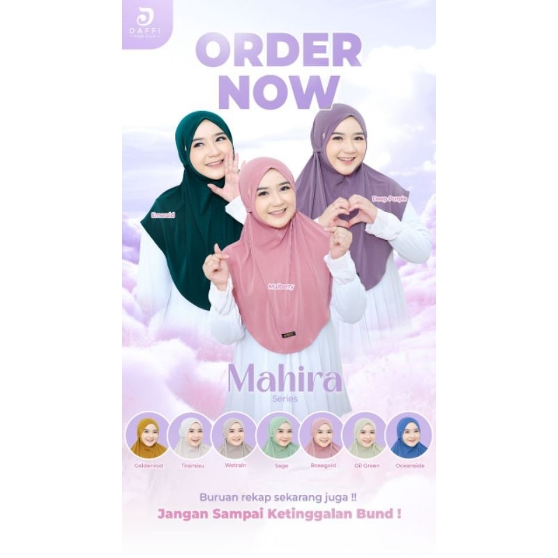 MAHIRA HIJAB DAFFI ORIGINAL