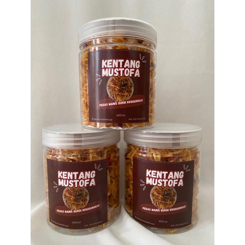 

Kentang Mustofa Kering Kentang toples 600ml