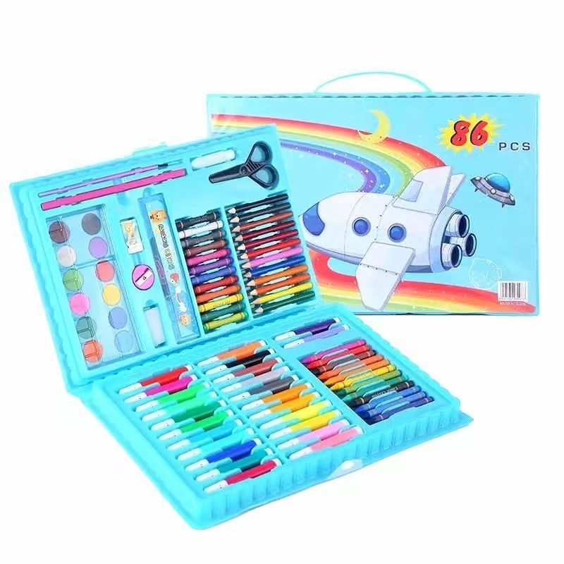 

Set Alat Tulis Seni CRAYON 150 dengan 36 Spidol, 24 Krayon Lilin, 24 Pastel Minyak, dan 24 Pensil Warna - Books