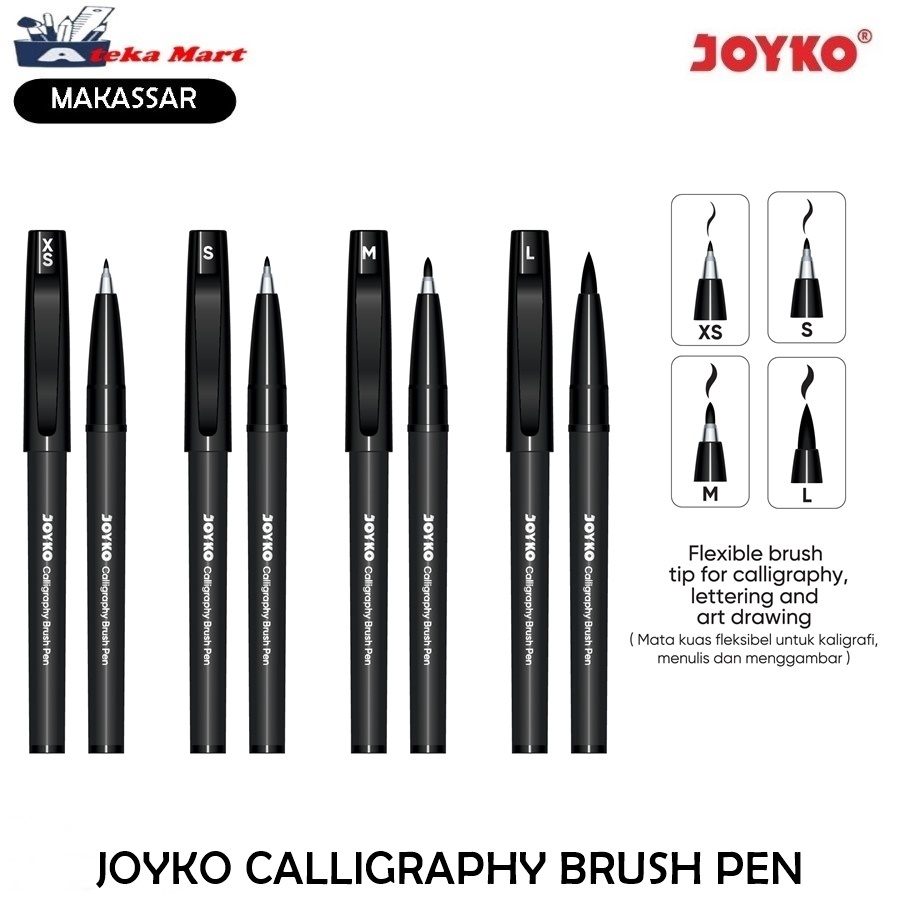 

[1PCS] JOYKO CALLIGRAPHY BRUSH CBP-386-SERI KALIGRAFI PEN