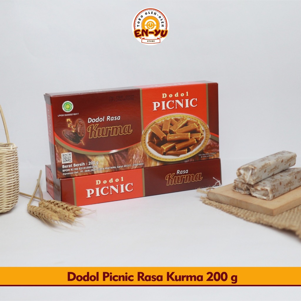 

Dodol Garut Asli Picnic Rasa Kurma Manis Legit