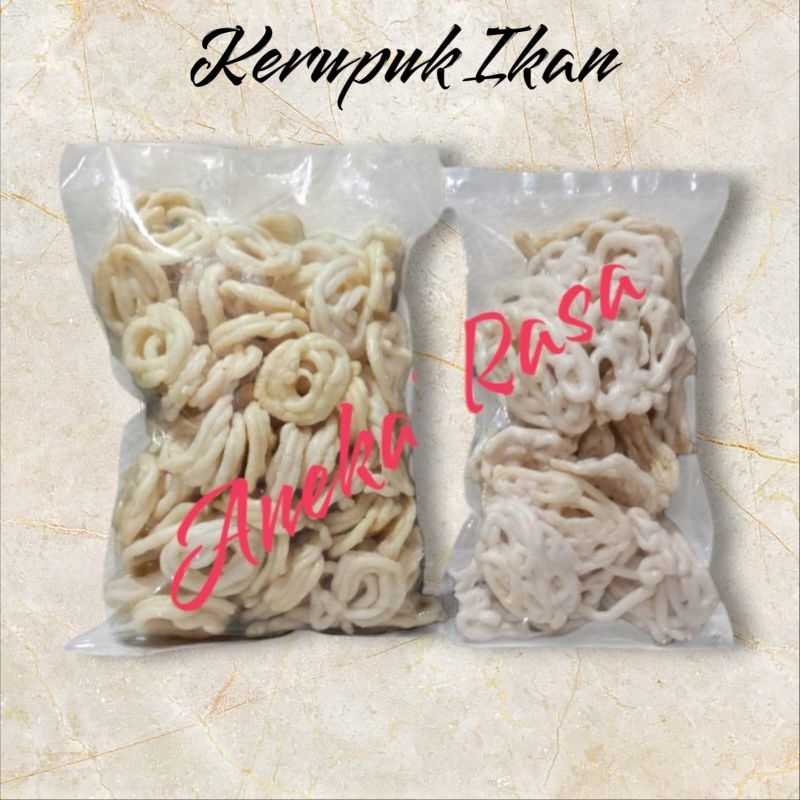 

Kerupuk Ikan Tengiri Matang Bulat&Lonjong