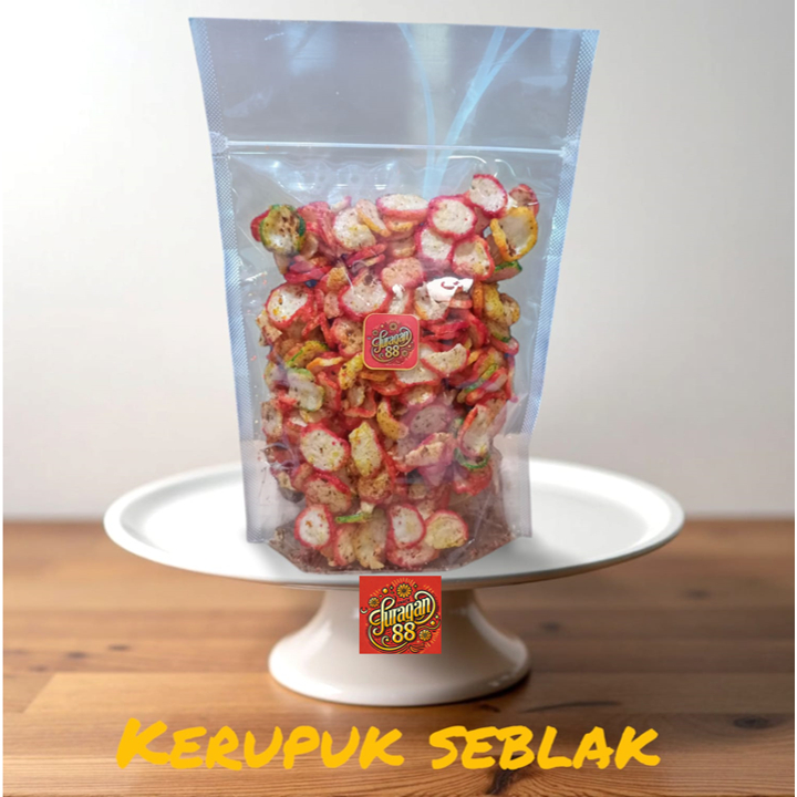 

Camilan kekinian Krupuk Seblak kencur extra daun jeruk / Krupuk seblak Bantet