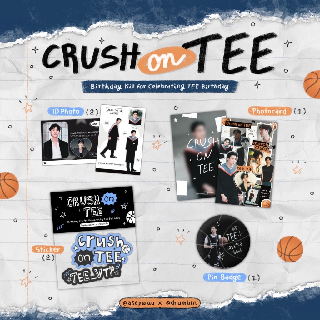 CRUSH ON TEE - BIRTHDAY KIT