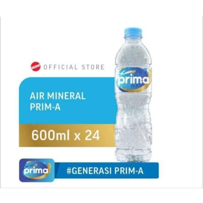 

AIR MINERAL PRIMA 600 ML 1 KART ISI 24 PCS