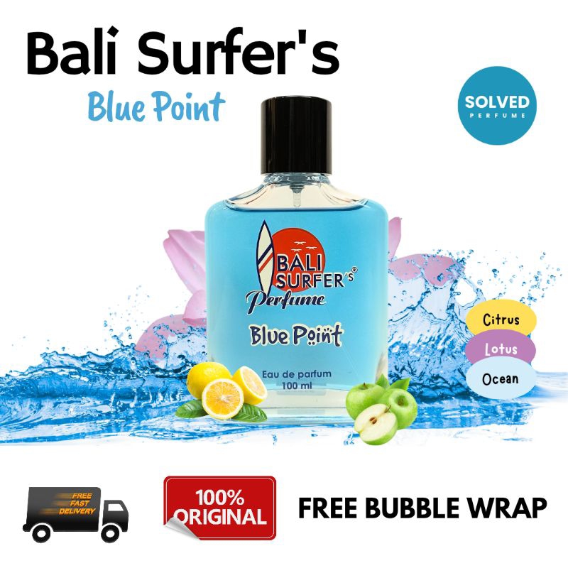 Bali Surfers Parfum Blue Point BSP Pria Original Tahan Lama Parfum BSP Blue Point Him  Parfum Lokal 