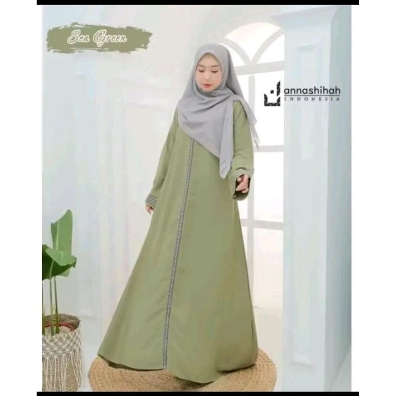 INNAYA DRESS ABAYA // GAMIS MAXY LIST RENDA PREMIUM ORIGINAL ANNASHIHAH