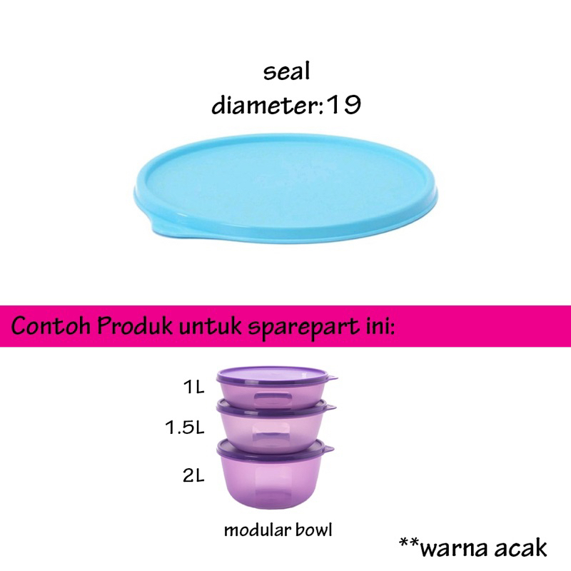 seal modular bowl Tupperware