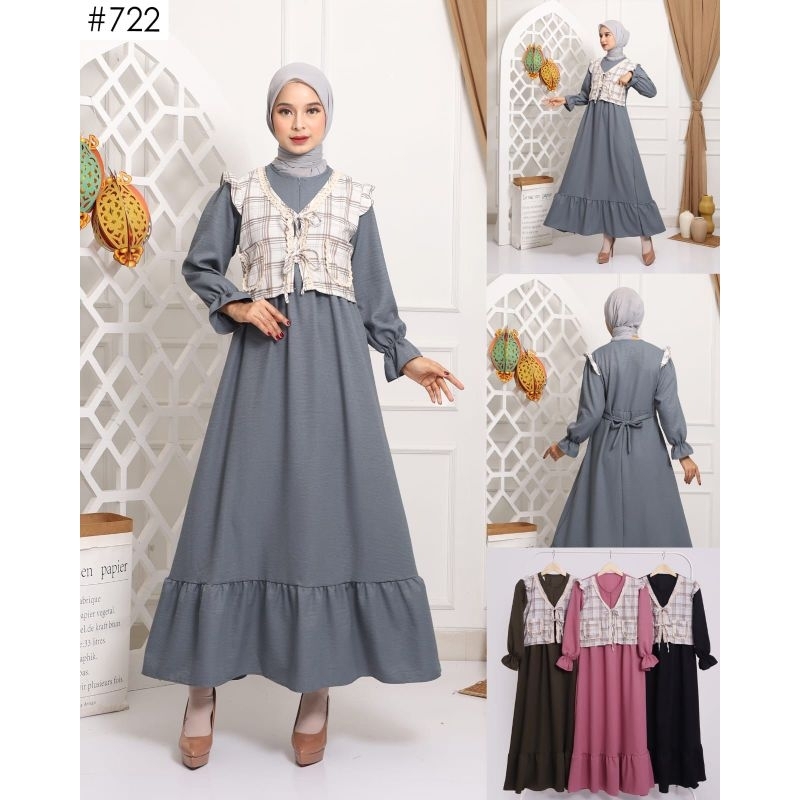 Gamis vest korean style