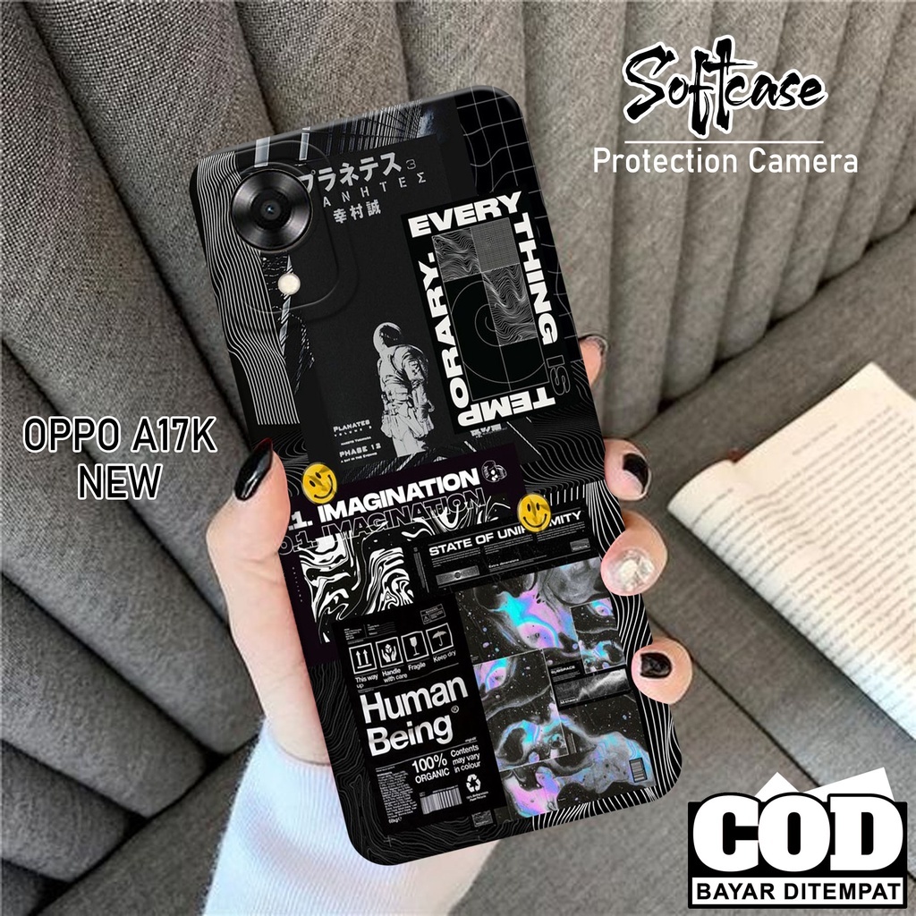 Case Hp OPPO A17K 2022 - Softcase OPPO A17K Terbaru - Casing OPPO A17K - Kesing OPPO A17K - Silikon 