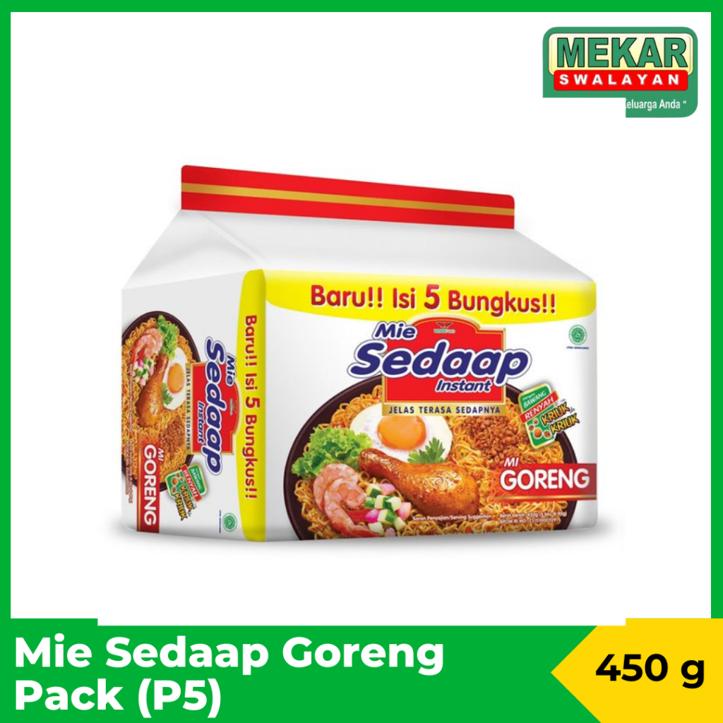 

Mie sedaap goreng pack isi 5