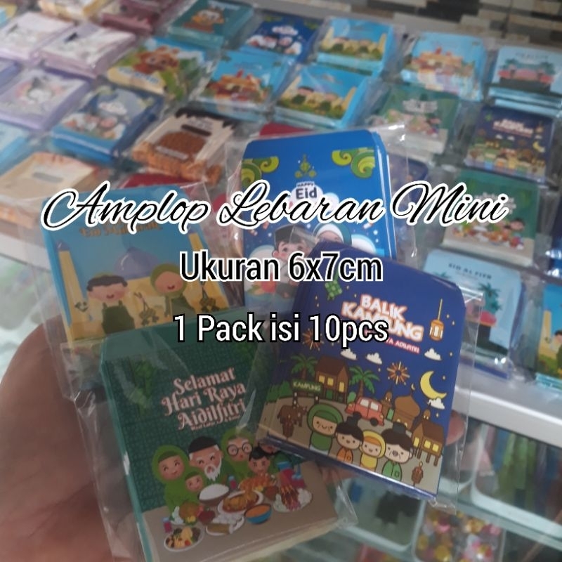 

Amplop Lebaran Mini Aneka Motif Unik Ukuran 6x7cm ( 10 pcs )