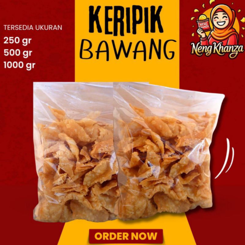 

500 gram keripik bawang kering keripik aceh