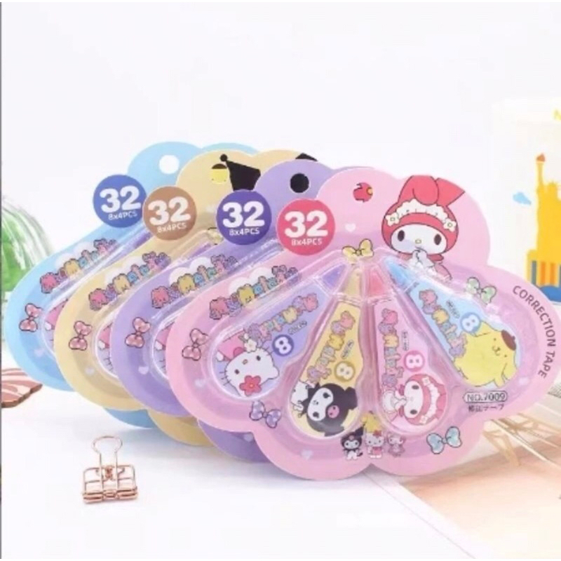 

correction tape motif sanrio | correction tape my melody kuromi cinnamonroll