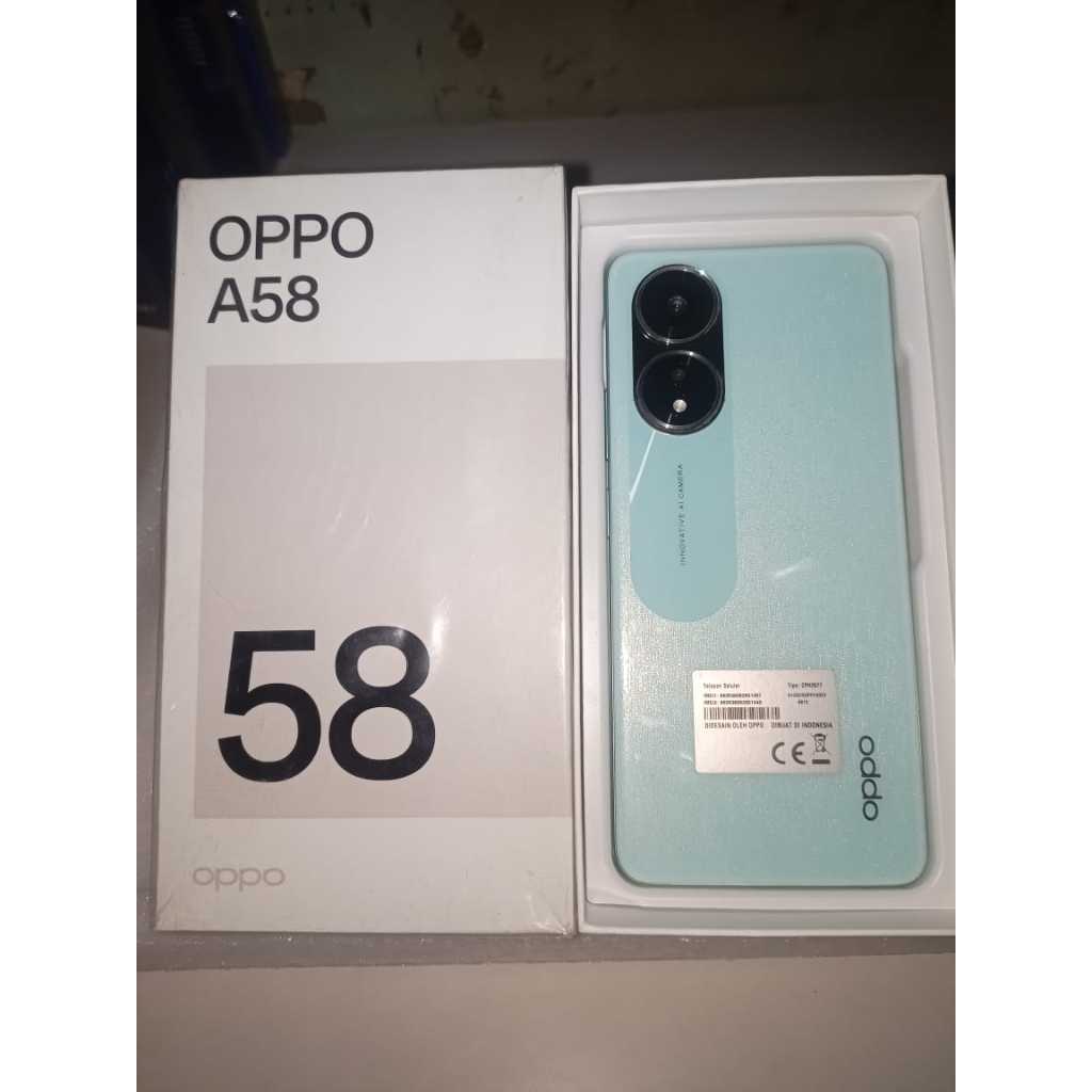 Oppo A58 4G ram 8/128gb SECOND