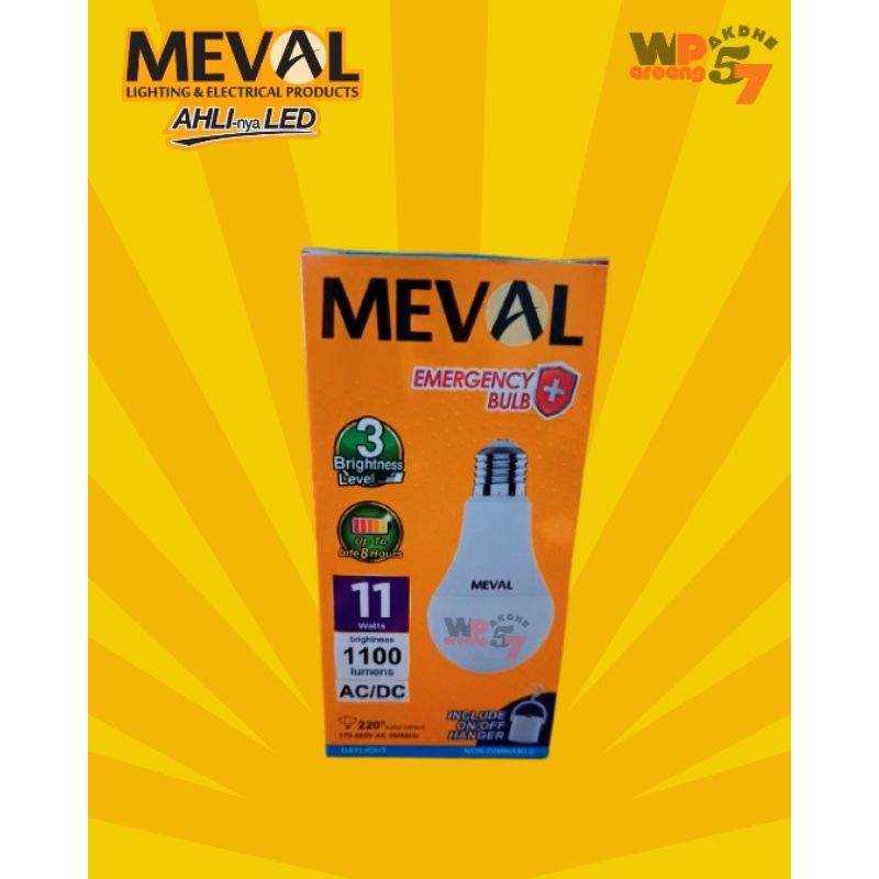Lampu Emergency Meval 11 Watt