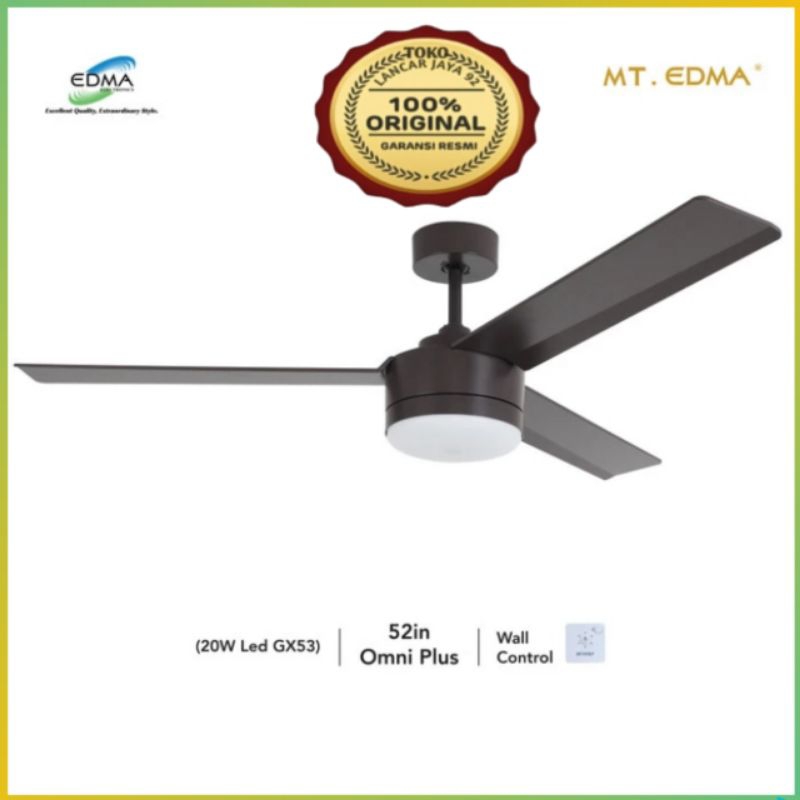 Kipas angin Ceiling fan MT Edma MT. EDMA OMNI PLUS  52in  / OMNI 52 inc garansi mt. edma