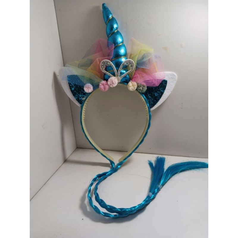 BANDO ANAK UNICORN WARNA BIRU
