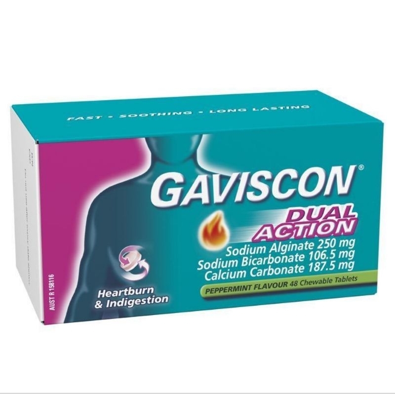 Gaviscon Dual Action 16 Tablet / 32 Tablet / 48 Tablet