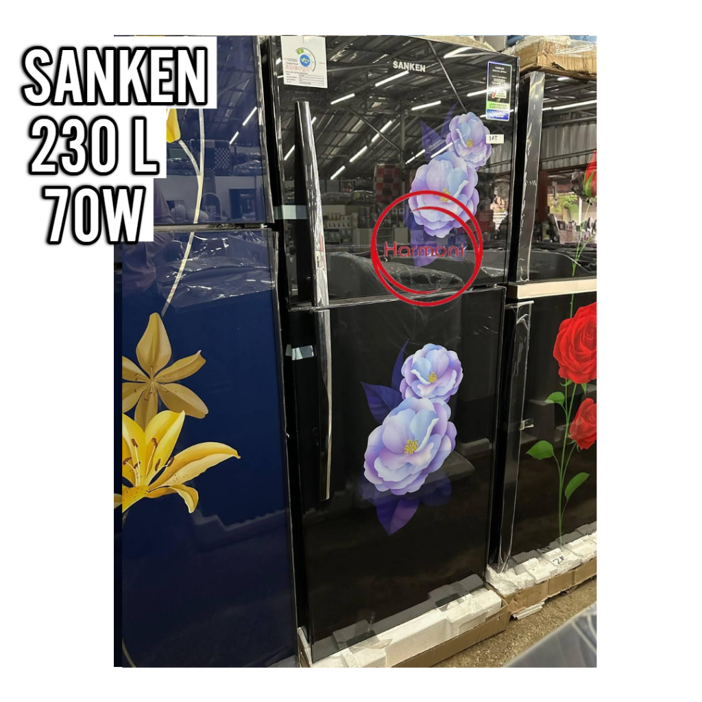 KULKAS SANKEN SK-G 239 PEH LEMARI ES 2 PINTU SK-G239PEH 230 LITER KULKAS SANKEN 2 PINTU SK-G 239 PEH
