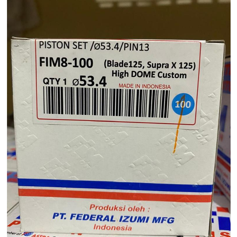 Fim8-100 Piston Kit Supra X125