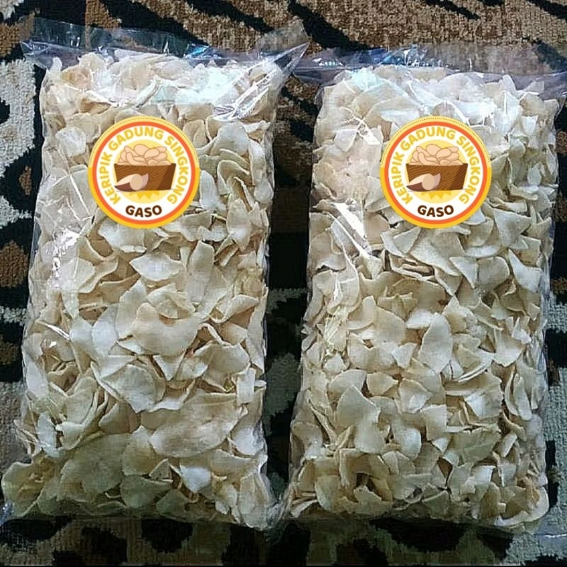 

kripik gadong singkong rasa bawang