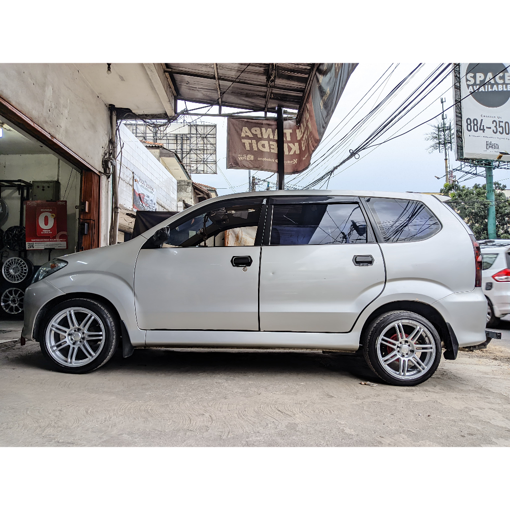 PAKET VELG PLUS BAN ACCELERA 205 55 R16 UNTUK MOBIL AVANZA USE VELG HSR BOON RING 16 SILVER