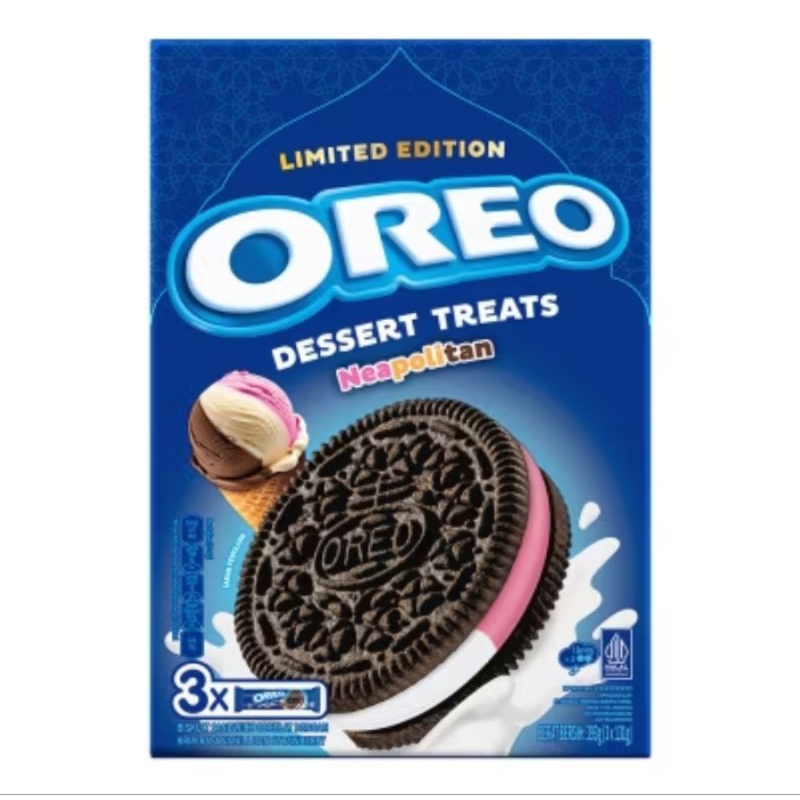 

OREO NEAPOLITAN KEMASAN SPESIAL LEBARAN3x131g