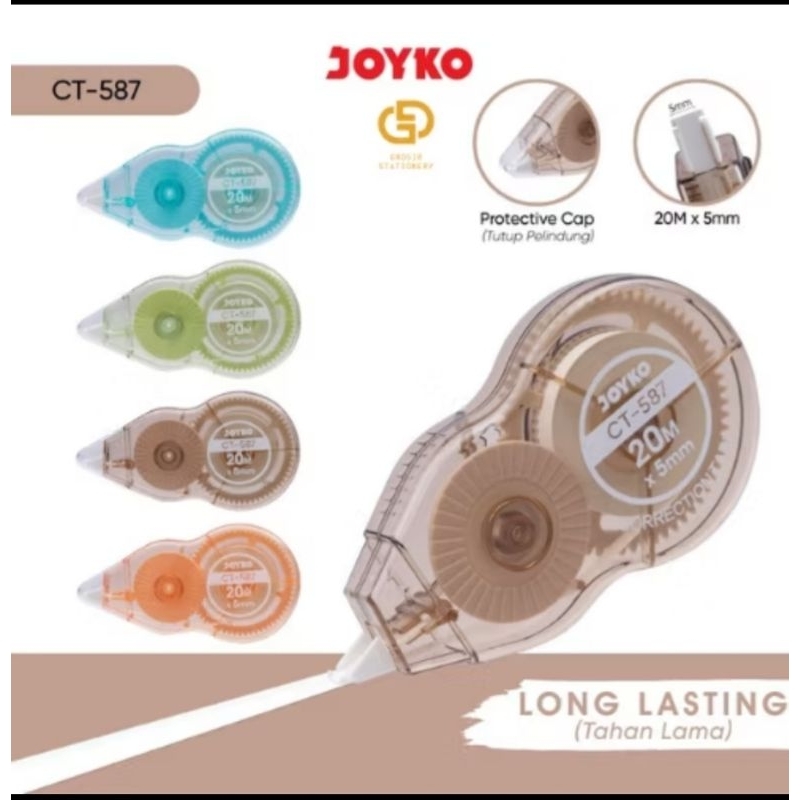 

TIP EX CT-587 JOYKO ( HARGA 12 PCS )