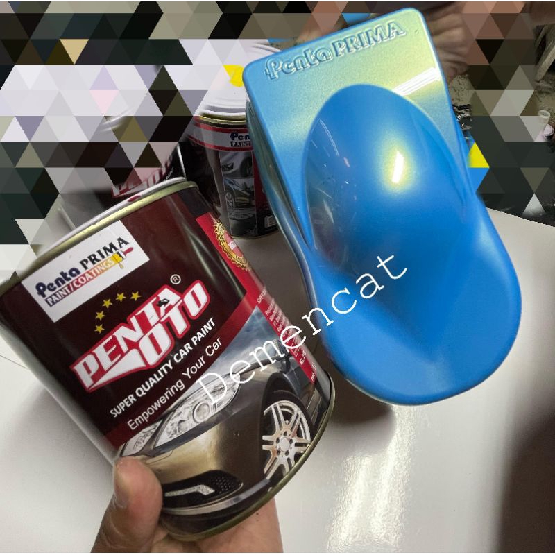 Cat PU dolpin blue / Dolpin blue penta oto / biru mudah